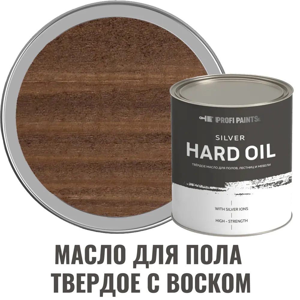 Фото Масло для пола Profipaints Silver Hard Oil цвет орех 0.9 л Фото Масло для пола Profipaints Silver Hard Oil цвет орех 0.9 л