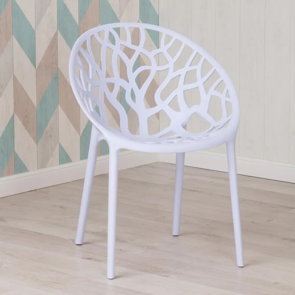 Фото 10 Кухонный стул Tetchair Bush mod. 017 80x59x59 см пластик цвет белый