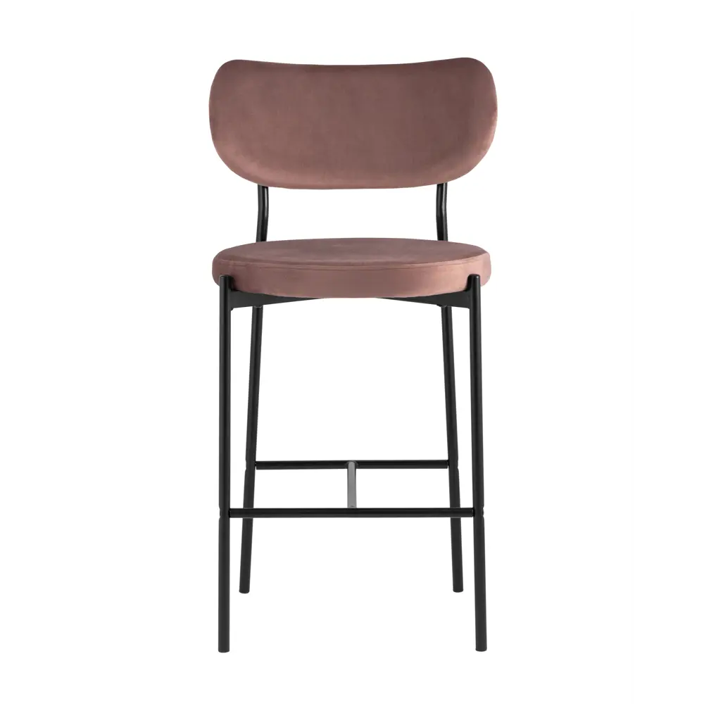 Фото 4 Барный стул Stool Group Барбара BARBARA CC HLR-34 48x100x53 цвет розовый Фото 4 Барный стул Stool Group Барбара BARBARA CC HLR-34 48x100x53 цвет розовый