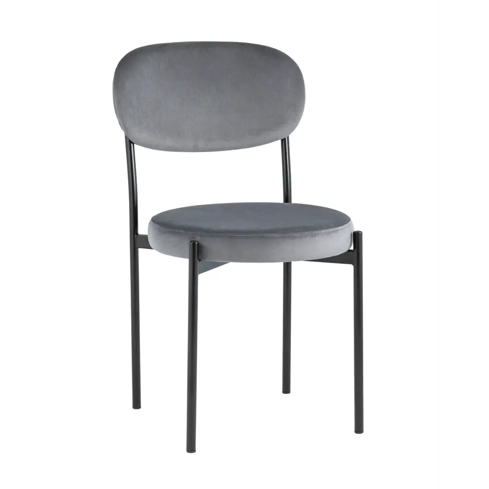 Фото 2 Кухонный стул Stool Group Бриф new 82x54x43 см велюр цвет серый Фото 2 Кухонный стул Stool Group Бриф new 82x54x43 см велюр цвет серый