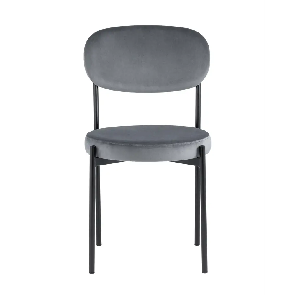 Фото 3 Кухонный стул Stool Group Бриф new 82x54x43 см велюр цвет серый Фото 3 Кухонный стул Stool Group Бриф new 82x54x43 см велюр цвет серый