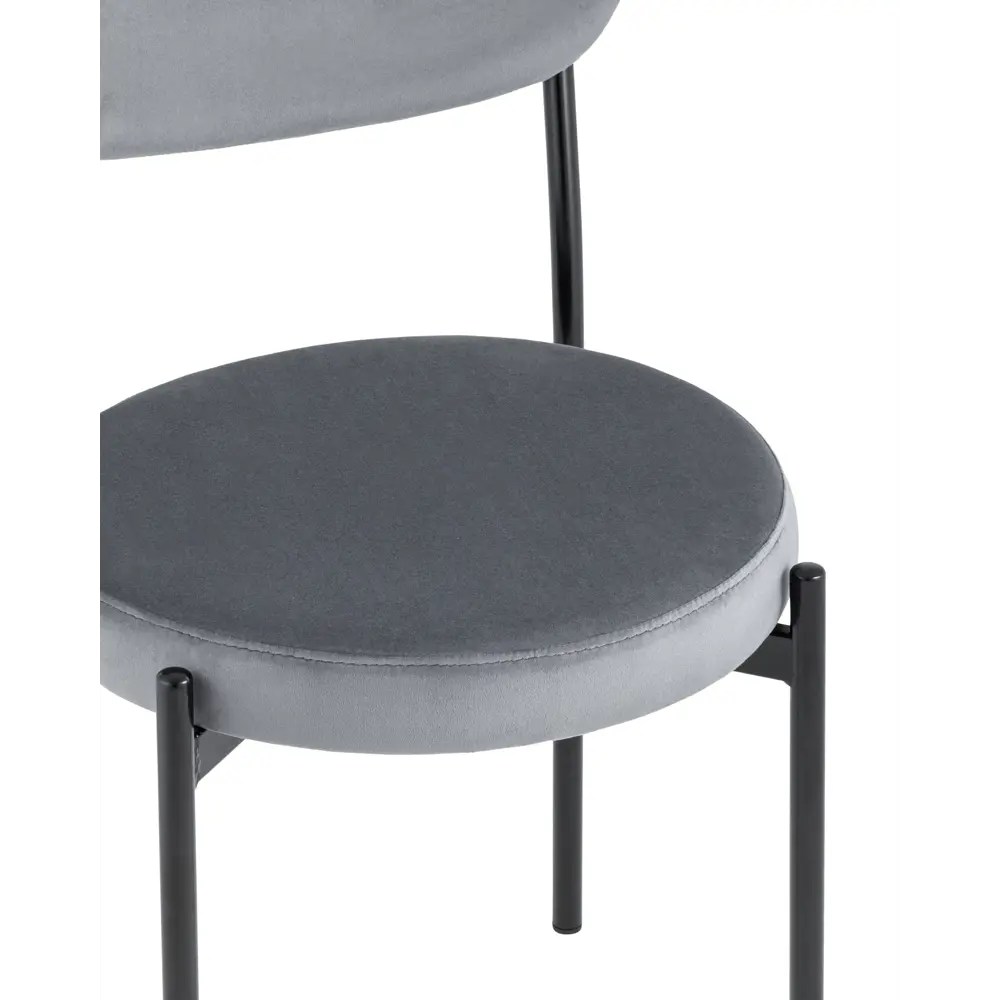 Фото 7 Кухонный стул Stool Group Бриф new 82x54x43 см велюр цвет серый Фото 7 Кухонный стул Stool Group Бриф new 82x54x43 см велюр цвет серый