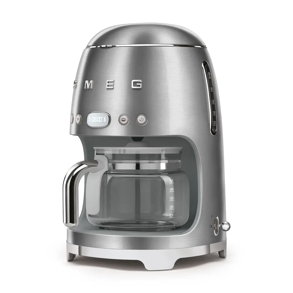 Фото 3 Капельная кофемашина SMEG DCF02SSEU нержавеющая сталь матовая Фото 3 Капельная кофемашина SMEG DCF02SSEU нержавеющая сталь матовая