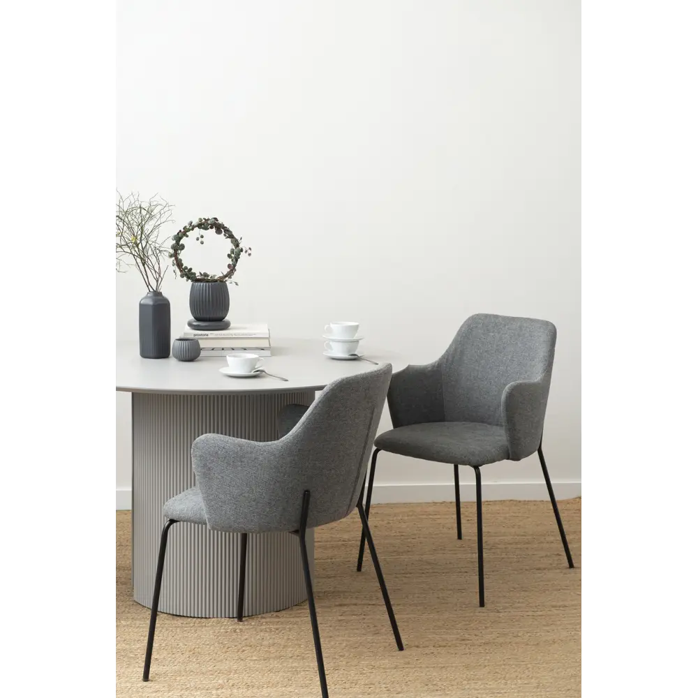 Фото 11 Стул Bergenson bjorn Dwight 86x55x43 см полиэстер цвет серый