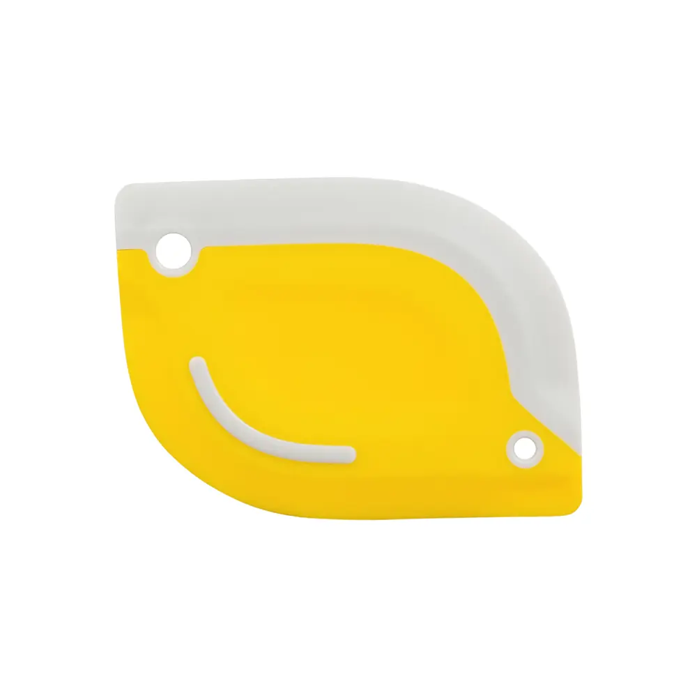 Фото Скребок для теста 2 в 1 Hilly 10.7x8 см светло-серый/желтый Фото Скребок для теста 2 в 1 Hilly 10.7x8 см светло-серый/желтый