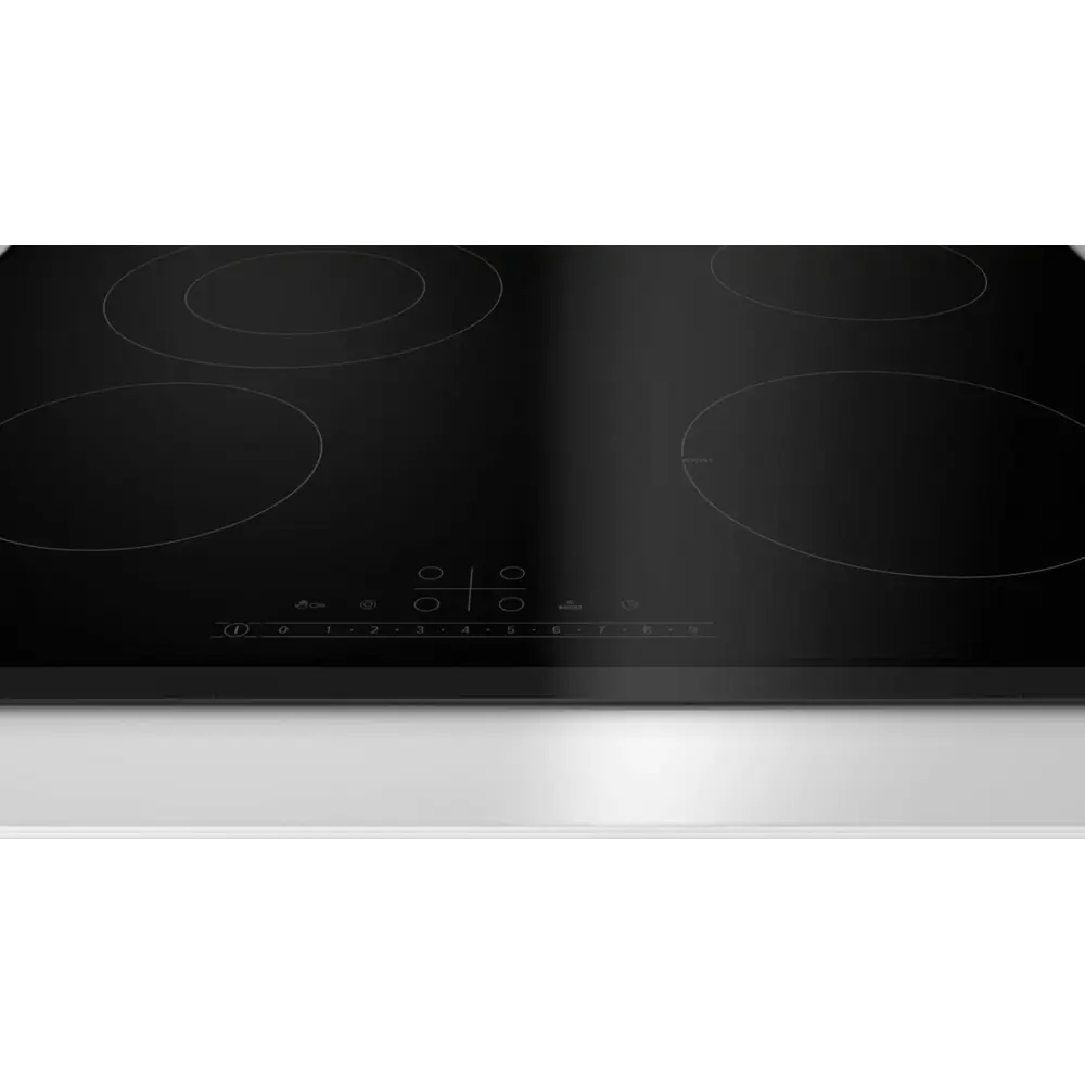 Фото 2 Электрическая варочная панель Bosch PKF631FP3E 59.20 см 4 конфорки цвет черный Фото 2 Электрическая варочная панель Bosch PKF631FP3E 59.20 см 4 конфорки цвет черный