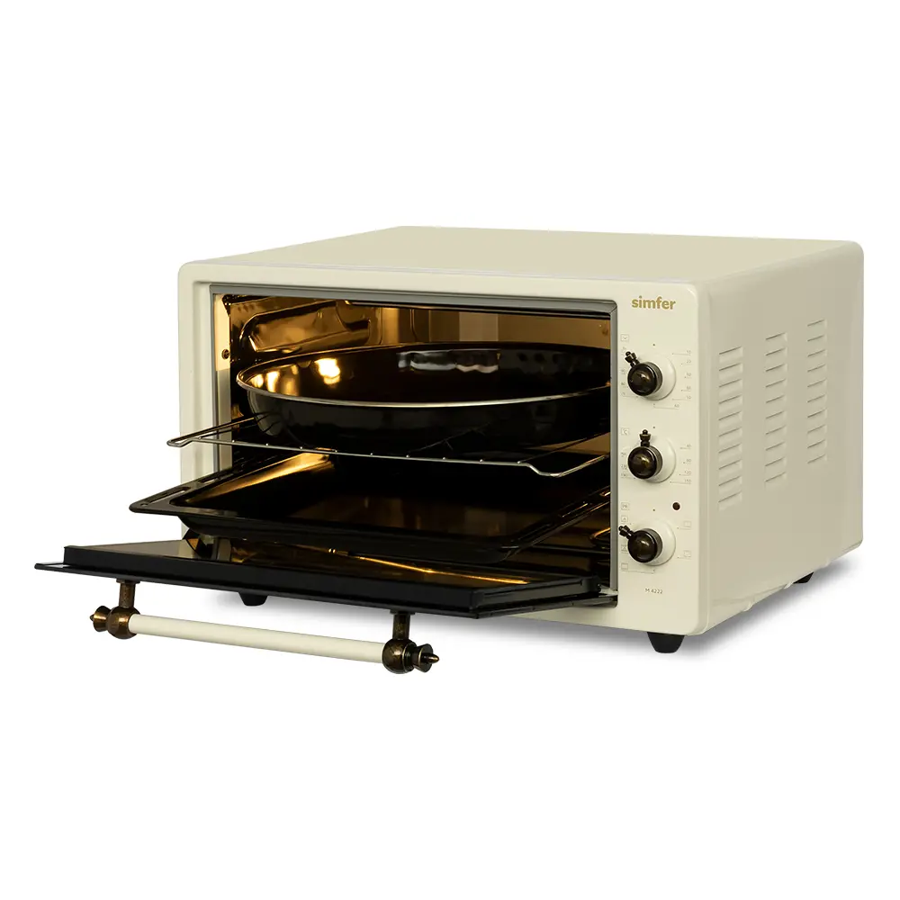 Фото 4 Электропечь Simfer M4222 51x33x44 см 1300 кВт цвет бежевый Фото 4 Электропечь Simfer M4222 51x33x44 см 1300 кВт цвет бежевый