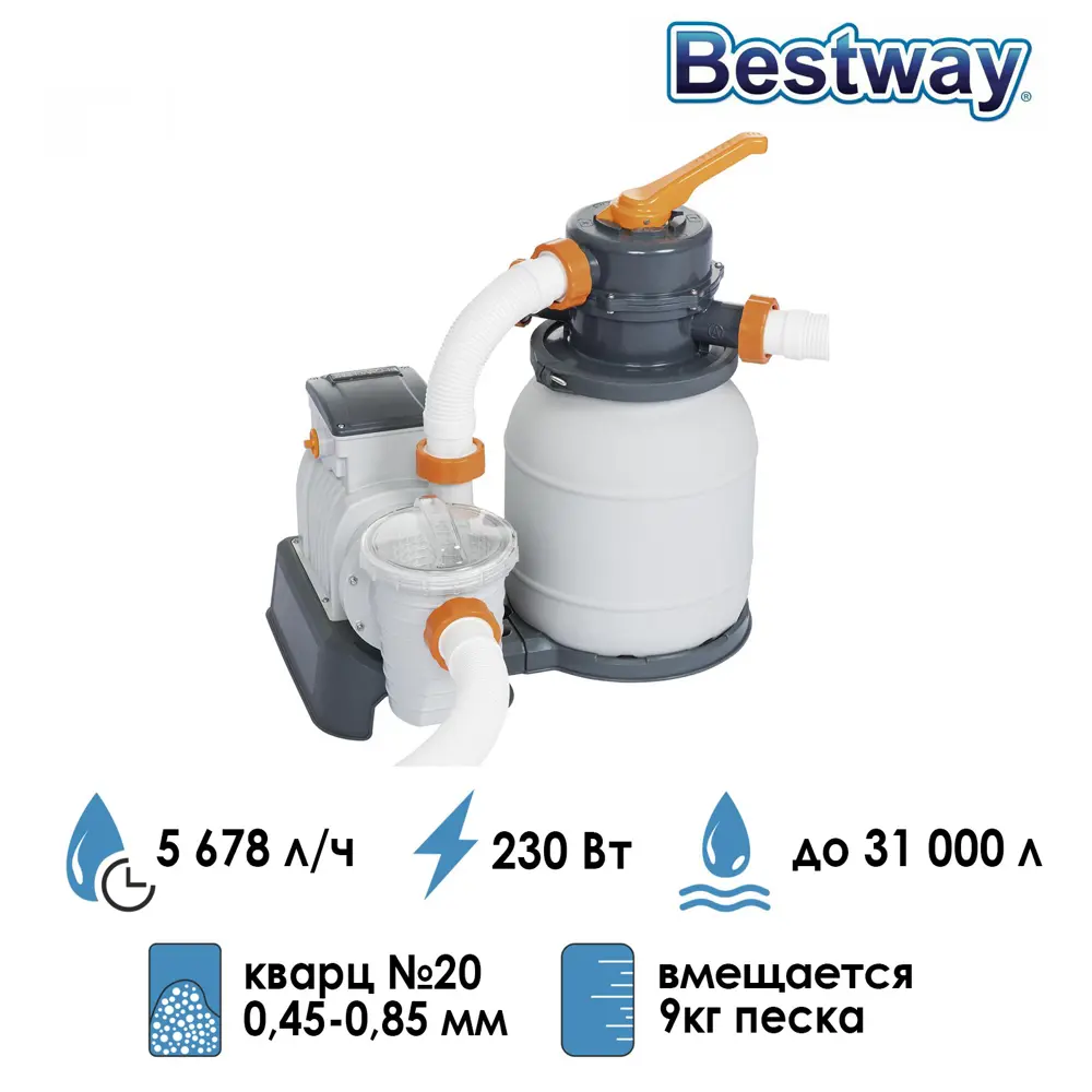 Фото Насос для бассейна Bestway ЕАЭС RU С-HK.АВ49.В.00405/21 4015254 Фото Насос для бассейна Bestway ЕАЭС RU С-HK.АВ49.В.00405/21 4015254