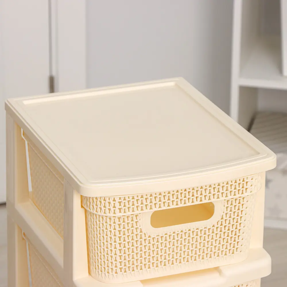 Фото 2 Комод Branq Компакт 4 ящика 37x30x69 см пластик цвет белый Фото 2 Комод Branq Компакт 4 ящика 37x30x69 см пластик цвет белый