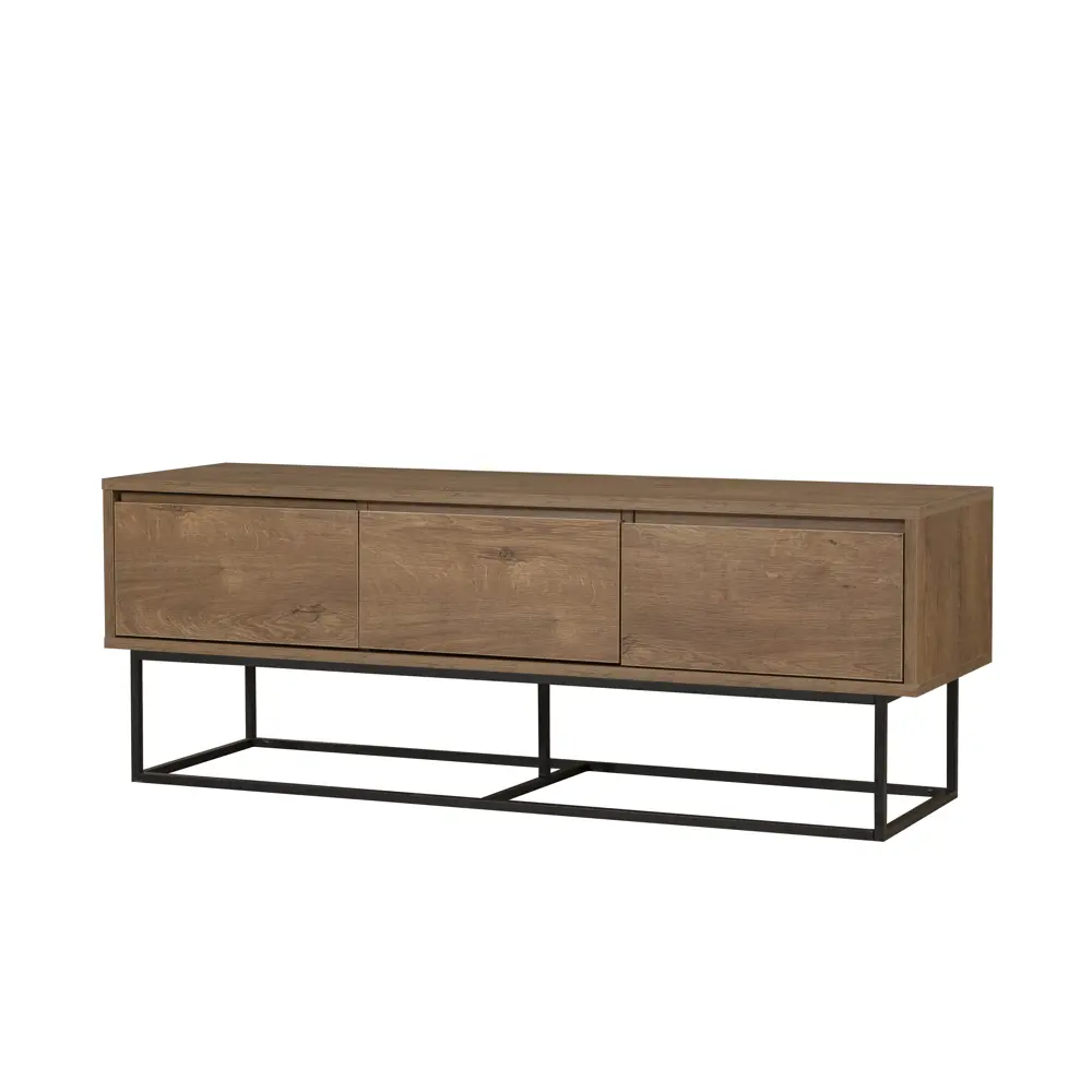 Фото 2 Тумба под телевизор Ismat decor F13 140x50x40 см ДСП цвет коричневый Фото 2 Тумба под телевизор Ismat decor F13 140x50x40 см ДСП цвет коричневый