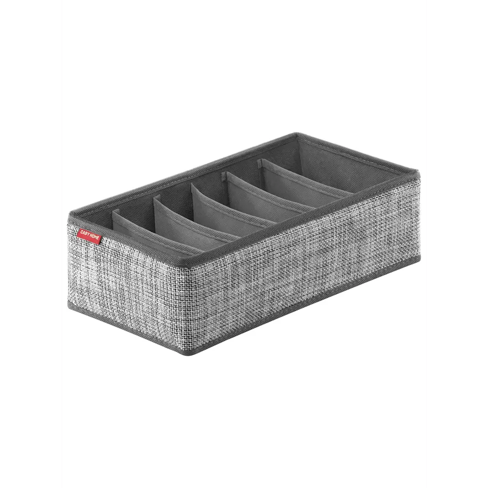 Фото Органайзер Casy home 35x10x16 см текстилен цвет светло-серый