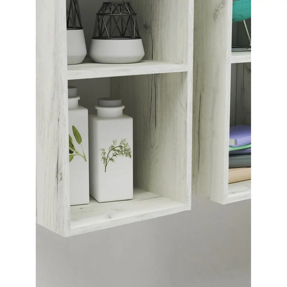 Фото 4 Стеллаж Mixline 107x37x33 см нагрузка до 10 кг ЛДСП цвет белый 550347 Фото 4 Стеллаж Mixline 107x37x33 см нагрузка до 10 кг ЛДСП цвет белый 550347