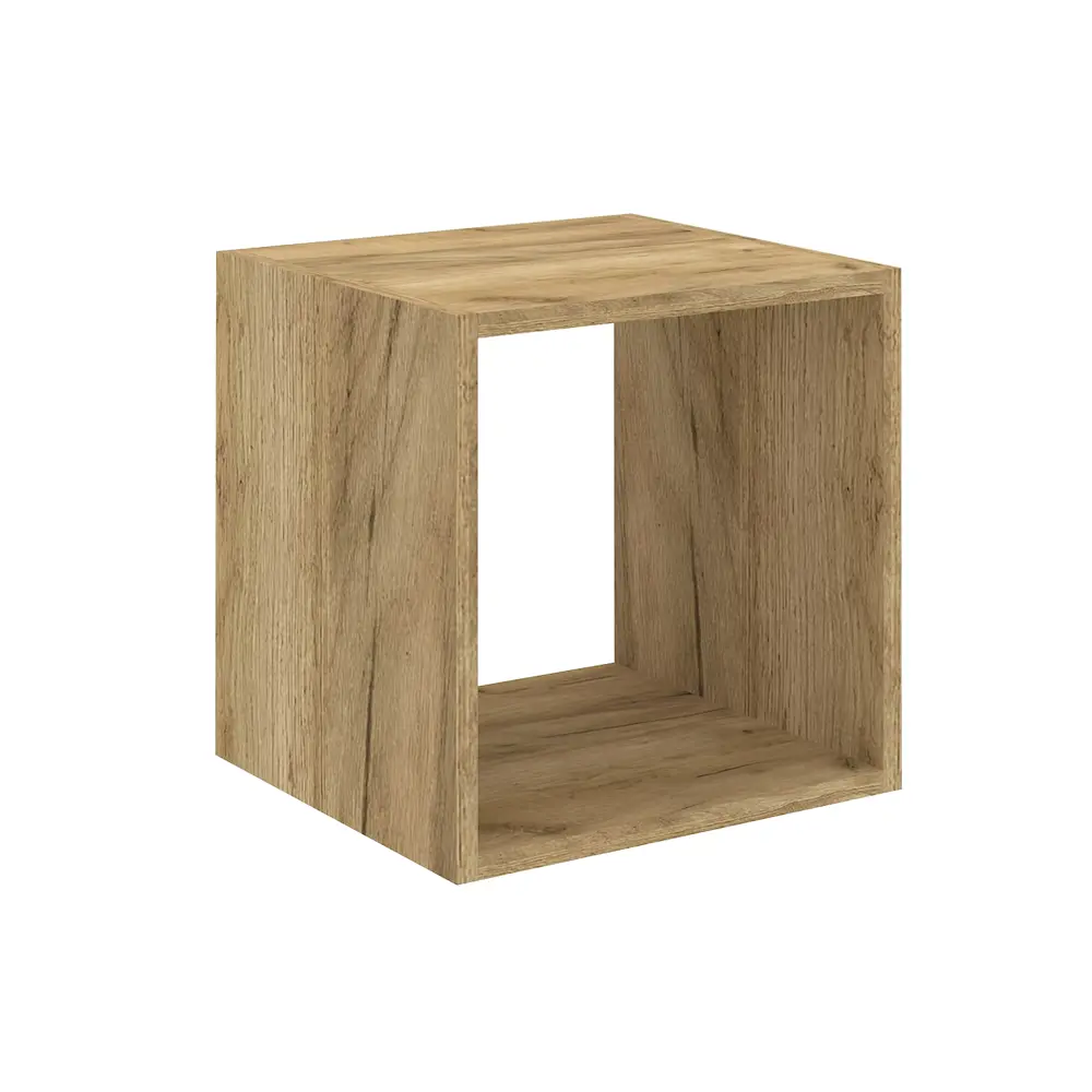 Фото 2 Стеллаж Mixline 37x37x33 см нагрузка до 10 кг ЛДСП цвет дуб Фото 2 Стеллаж Mixline 37x37x33 см нагрузка до 10 кг ЛДСП цвет дуб