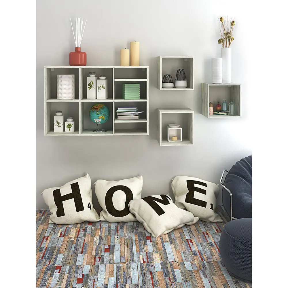 Фото 3 Стеллаж Mixline 37x37x33 см нагрузка до 10 кг ЛДСП цвет белый 550356 Фото 3 Стеллаж Mixline 37x37x33 см нагрузка до 10 кг ЛДСП цвет белый 550356
