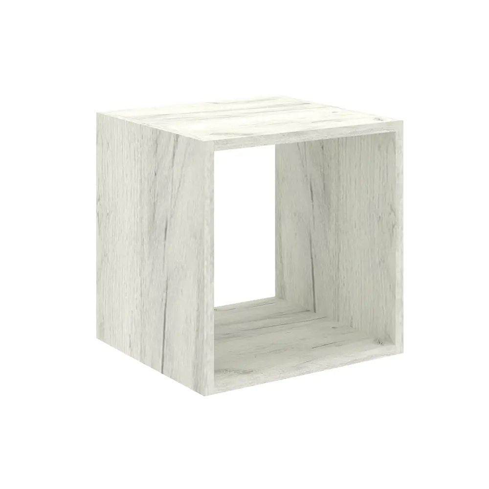 Фото 2 Стеллаж Mixline 37x37x33 см нагрузка до 10 кг ЛДСП цвет белый 550356 Фото 2 Стеллаж Mixline 37x37x33 см нагрузка до 10 кг ЛДСП цвет белый 550356