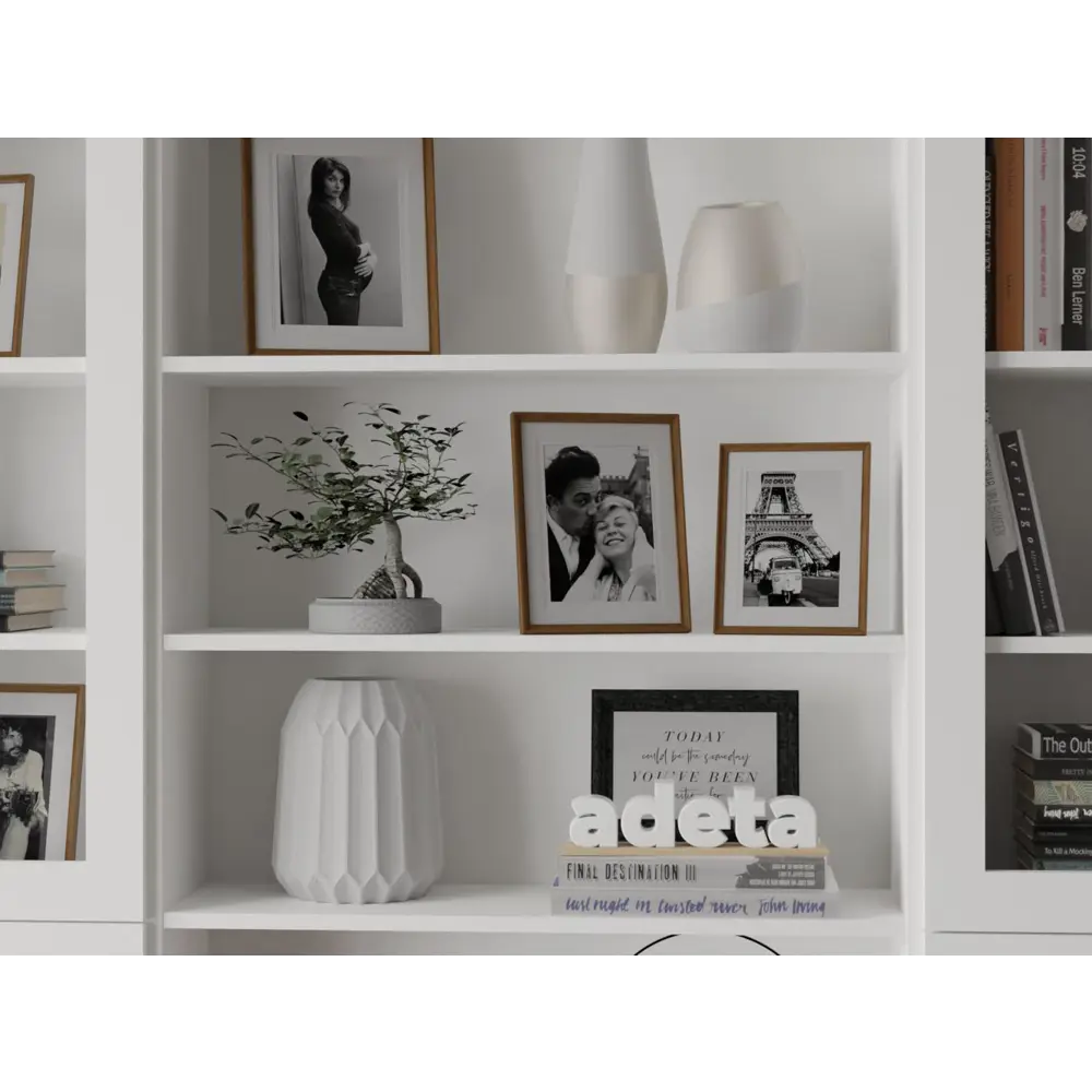 Фото 4 Книжный шкаф-стеллаж Adeta Билли 425 300x240x30 см ЛДСП цвет белый Фото 4 Книжный шкаф-стеллаж Adeta Билли 425 300x240x30 см ЛДСП цвет белый
