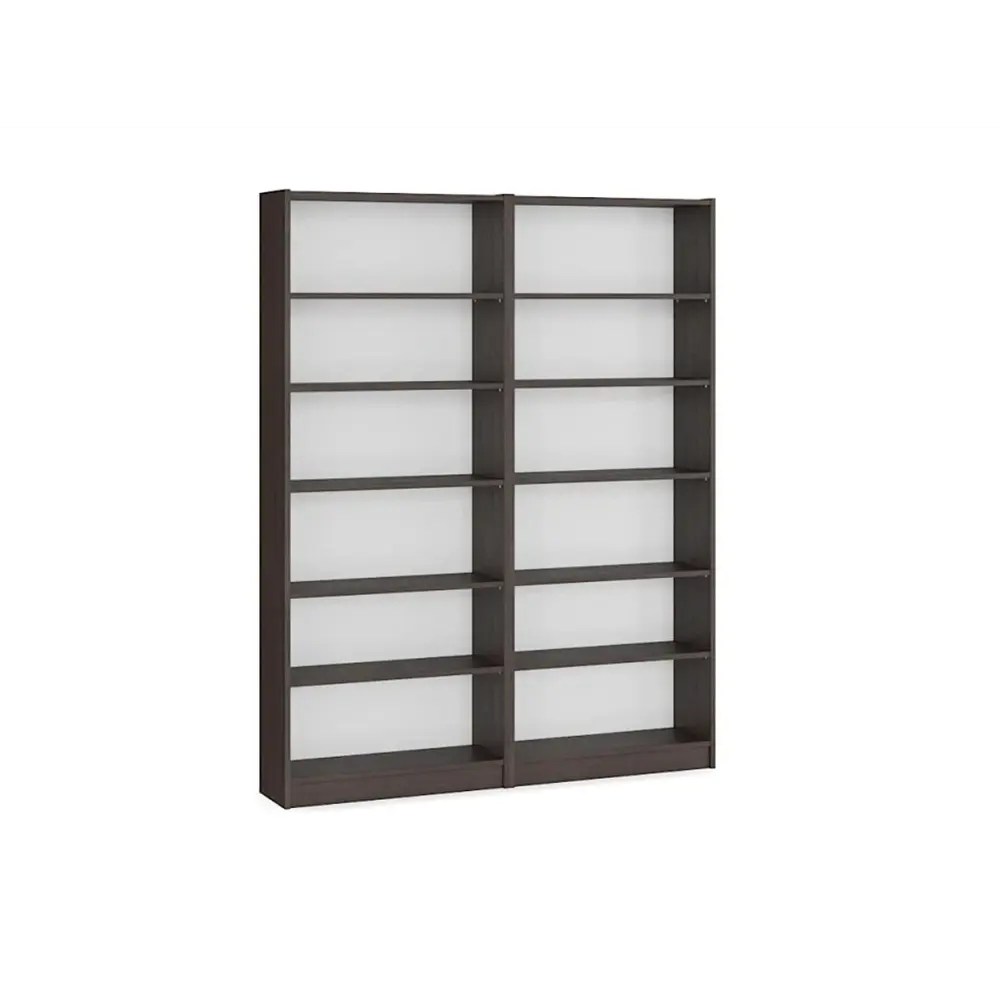 Фото Стеллаж Adeta Билли 114 160x202x28 см ЛДСП цвет коричневый нагрузка на полку до 10 кг