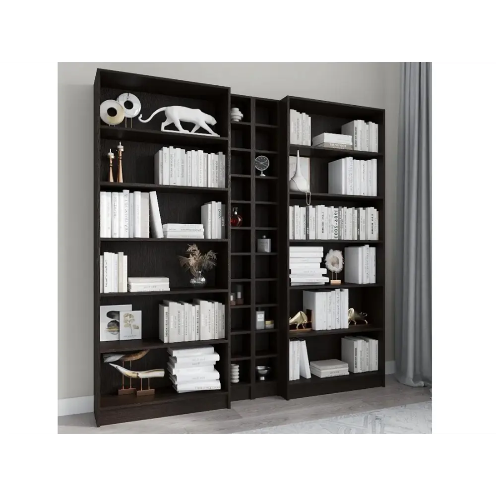 Фото Стеллаж Adeta Билли 120 200x202x28 см ЛДСП цвет коричневый нагрузка на полку до 10 кг