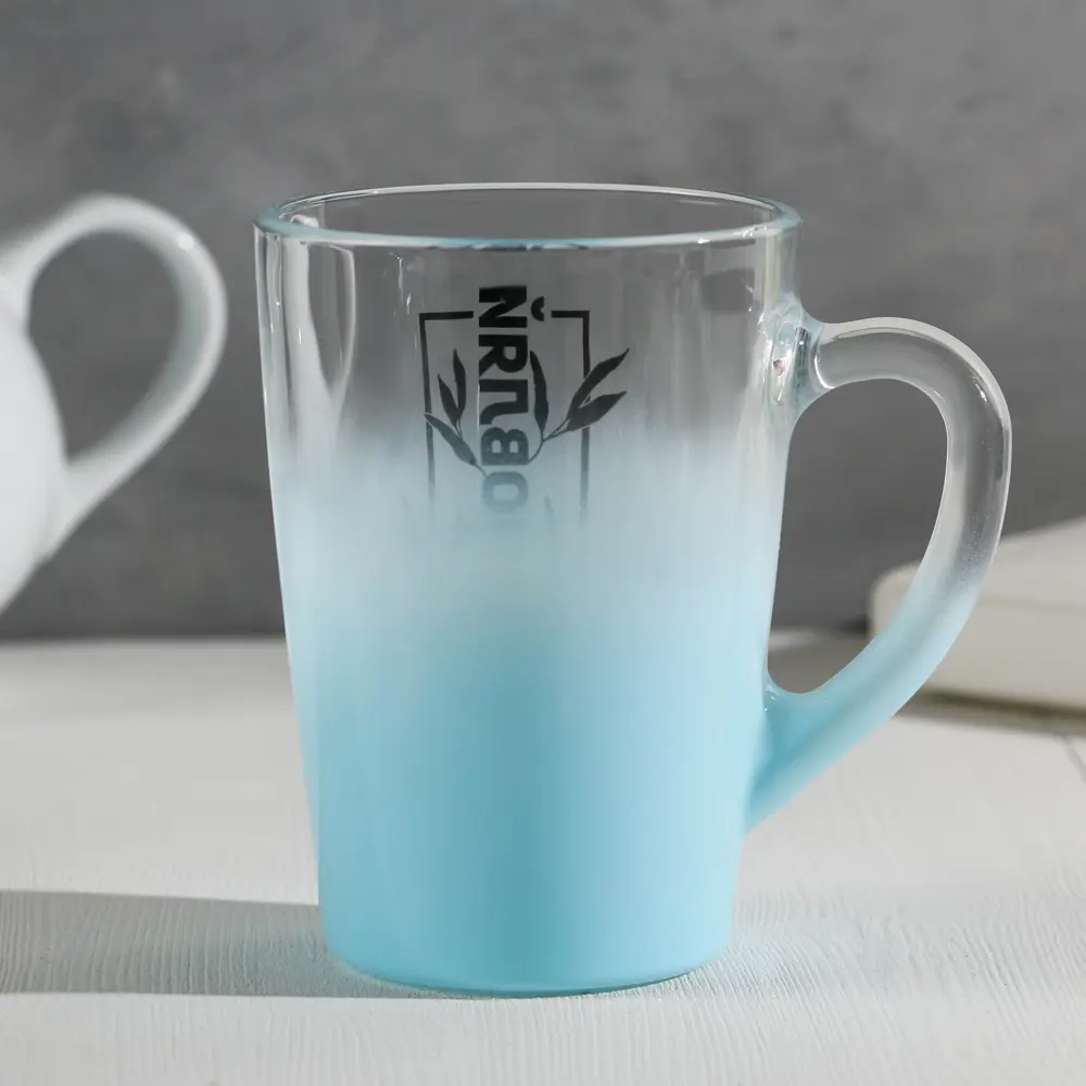 Фото 2 Кружка Simaland с градиентом и рисунком "Вдохновляй" 300 мл