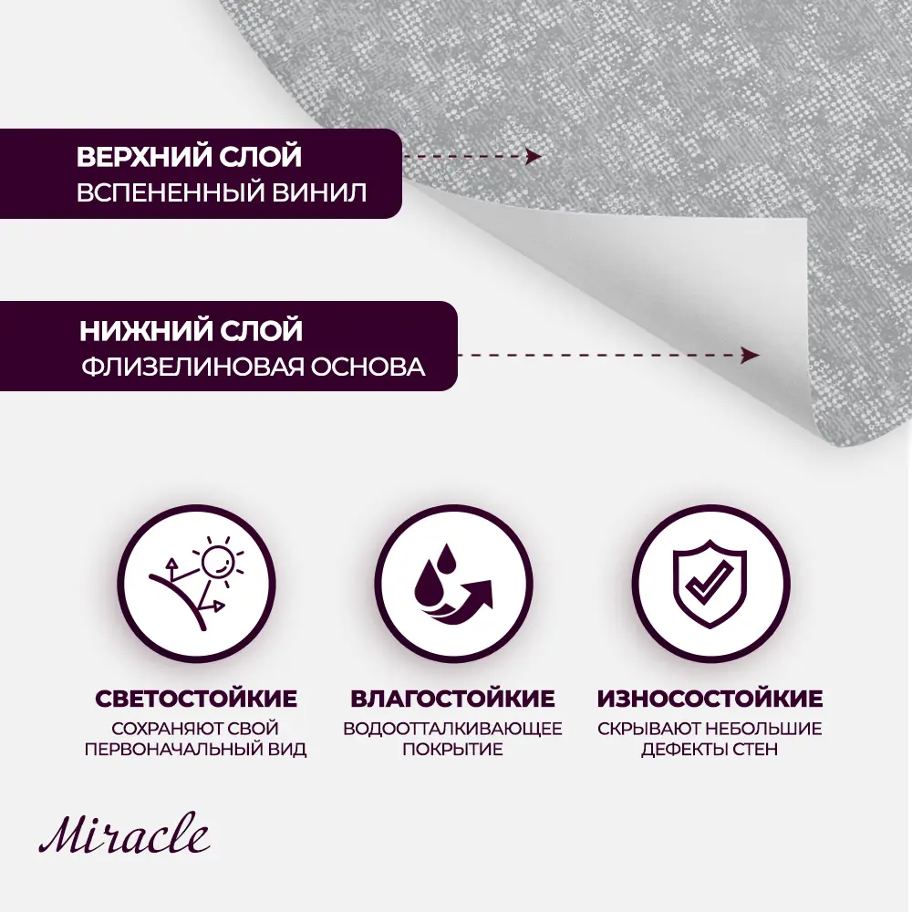 Фото 3 Обои флизелиновые New age Miracle 1.06 м серые NA7229-85 Фото 3 Обои флизелиновые New age Miracle 1.06 м серые NA7229-85