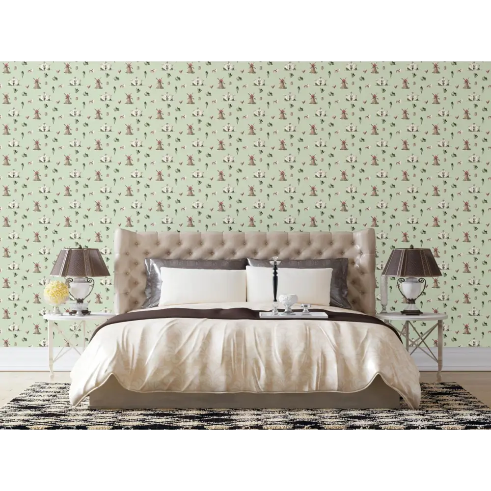 Фото 2 Обои флизелиновые Decoracion Уютная ферма 1 м зеленые 7100406-vinil-280x100x4 Фото 2 Обои флизелиновые Decoracion Уютная ферма 1 м зеленые 7100406-vinil-280x100x4