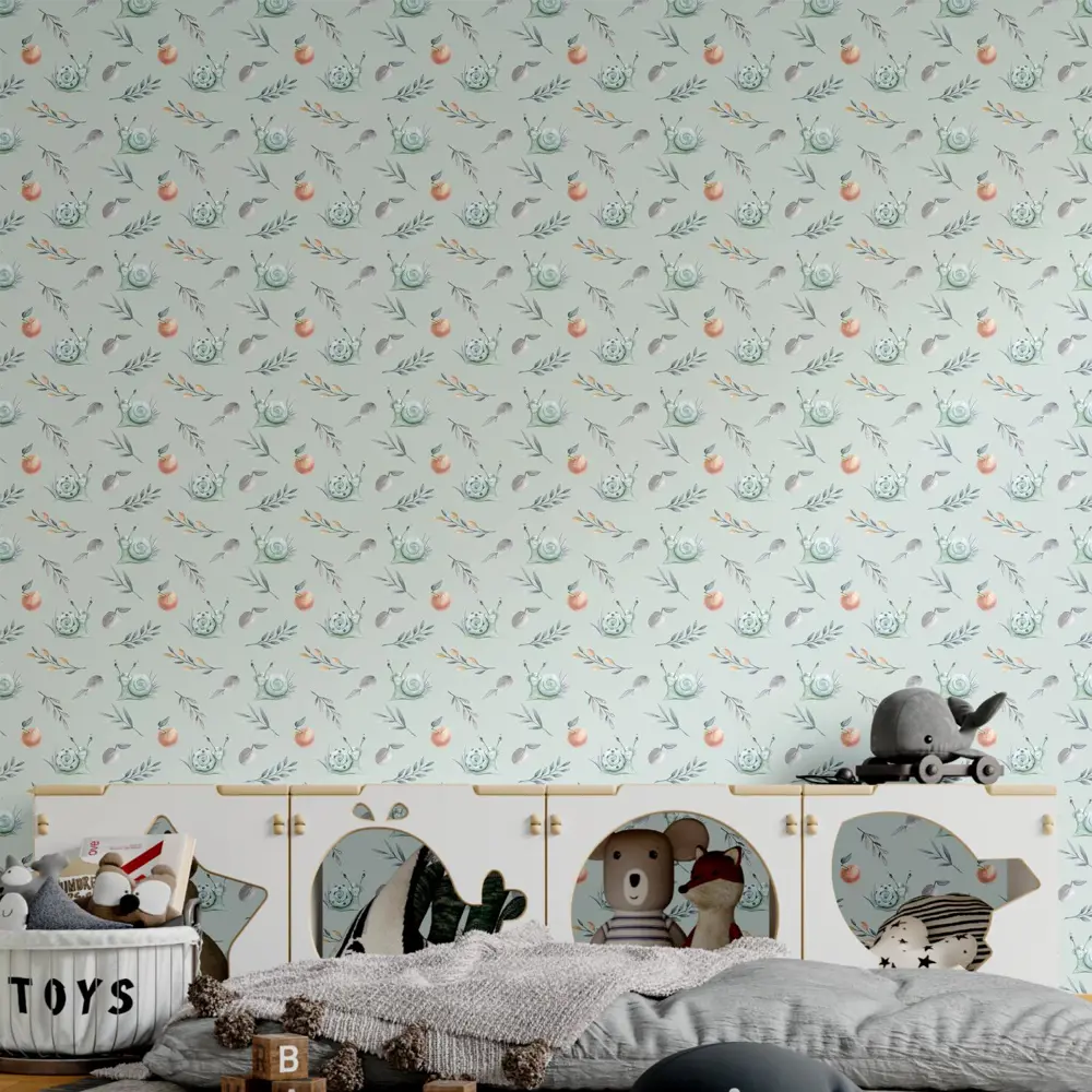 Фото 4 Обои флизелиновые Decoracion Смешные улитки 1 м бирюзовые 7102704-vinil-280x100x4 Фото 4 Обои флизелиновые Decoracion Смешные улитки 1 м бирюзовые 7102704-vinil-280x100x4