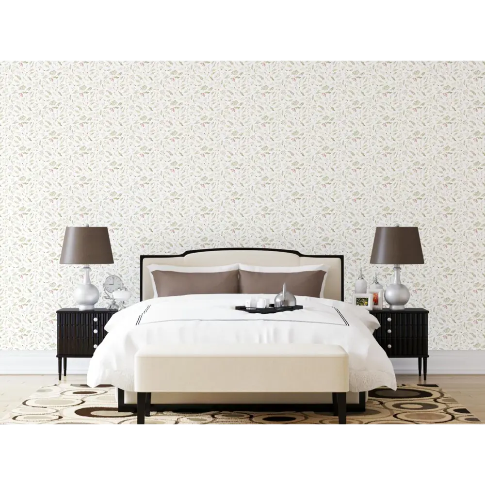 Фото 2 Обои флизелиновые Decoracion Веточки и ягоды 1 м белые 7103301-vinil-280x100x4 Фото 2 Обои флизелиновые Decoracion Веточки и ягоды 1 м белые 7103301-vinil-280x100x4