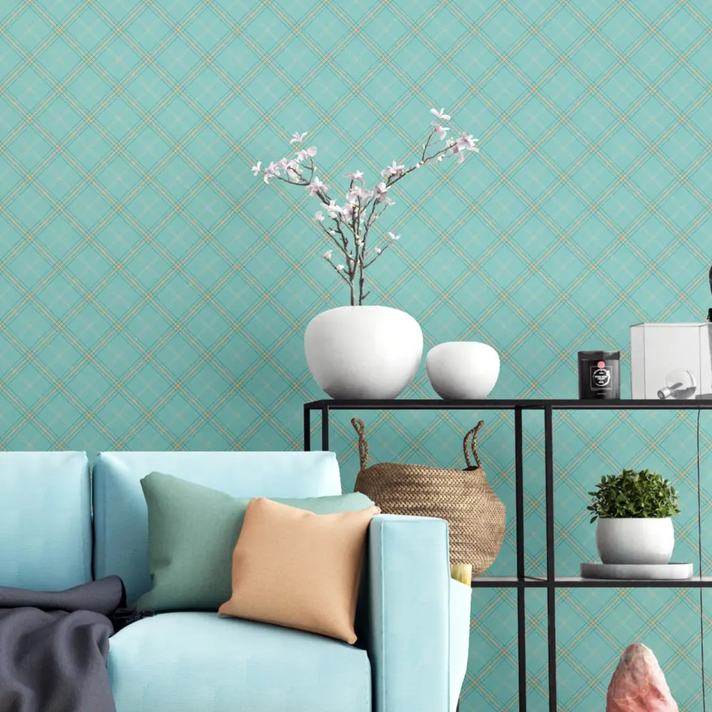 Фото 4 Обои флизелиновые Decoracion Клетка Кембридж 1 м бирюзовые клетчатые 7070403-vinil-280x100x4 Фото 4 Обои флизелиновые Decoracion Клетка Кембридж 1 м бирюзовые клетчатые 7070403-vinil-280x100x4