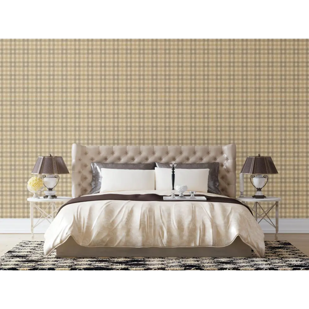 Фото 2 Обои флизелиновые Decoracion Клетка Буффало 1 м с бежево-серыми клетками 7072603-vinil-280x100x4 Фото 2 Обои флизелиновые Decoracion Клетка Буффало 1 м с бежево-серыми клетками 7072603-vinil-280x100x4