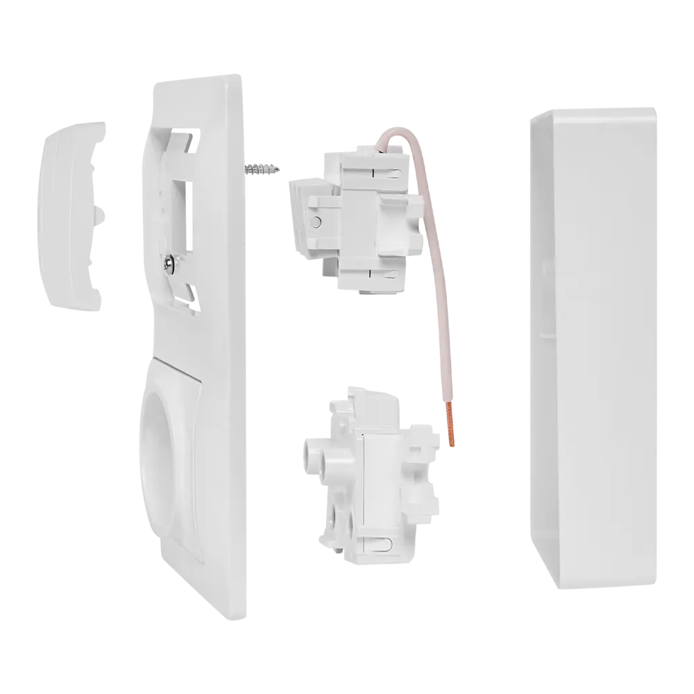 Фото 4 Розетка с выключателем Systeme Electric Glossa 3 клавиши цвет белый Фото 4 Розетка с выключателем Systeme Electric Glossa 3 клавиши цвет белый