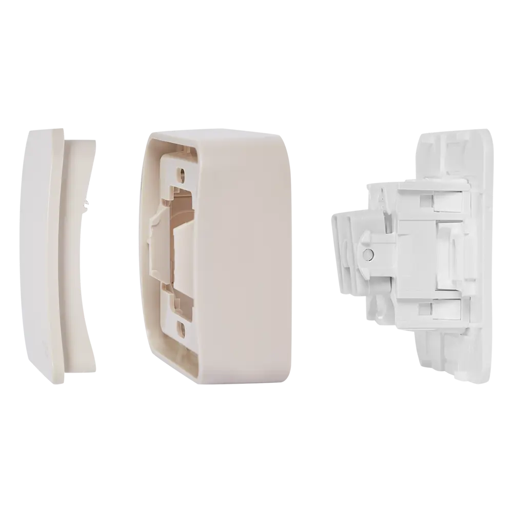 Фото 6 Выключатель накладной Schneider Electric Blanca 10 А 1 клавиша цвет бежевый Фото 6 Выключатель накладной Schneider Electric Blanca 10 А 1 клавиша цвет бежевый