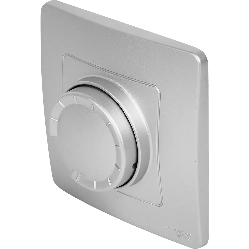 Фото Диммер встраиваемый Systeme Electric Blanca 400 Вт цвет алюминий Фото Диммер встраиваемый Systeme Electric Blanca 400 Вт цвет алюминий