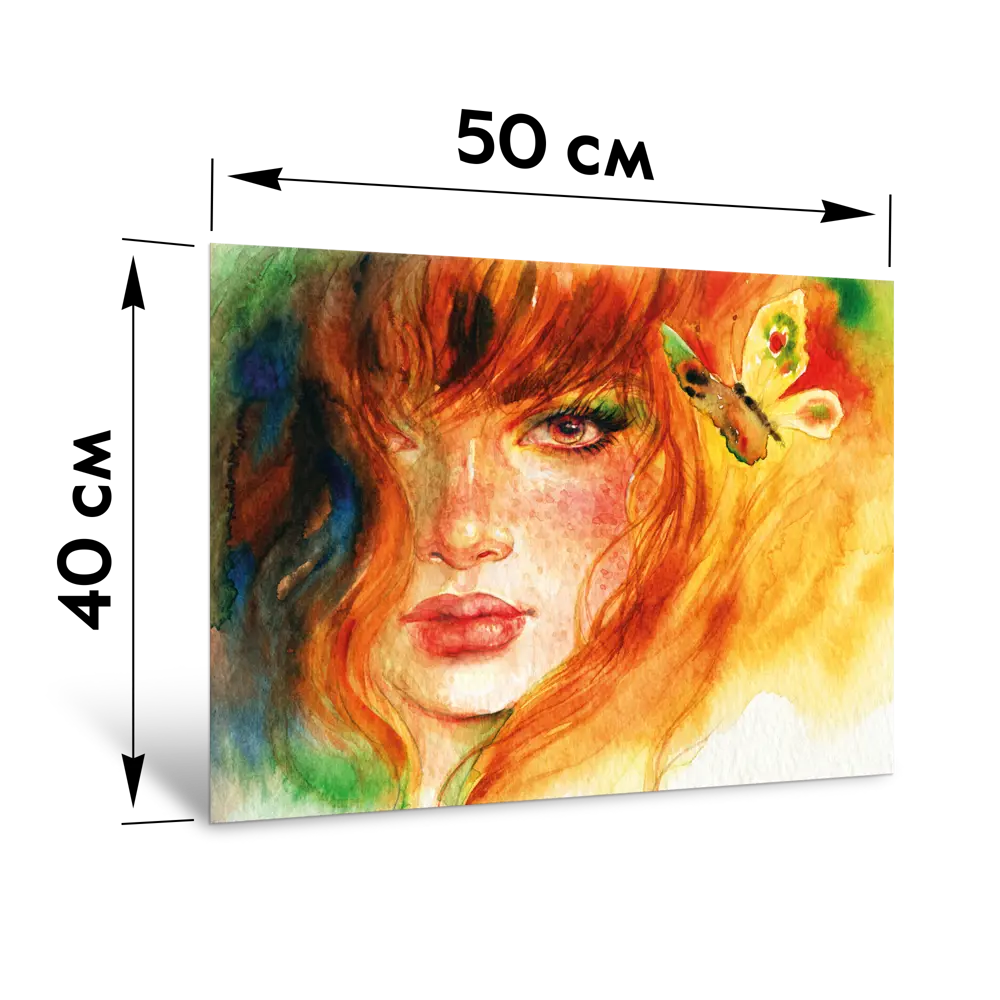 Фото 4 Картина на стекле Postermarket Модель и бабочка 40x50 см Фото 4 Картина на стекле Postermarket Модель и бабочка 40x50 см