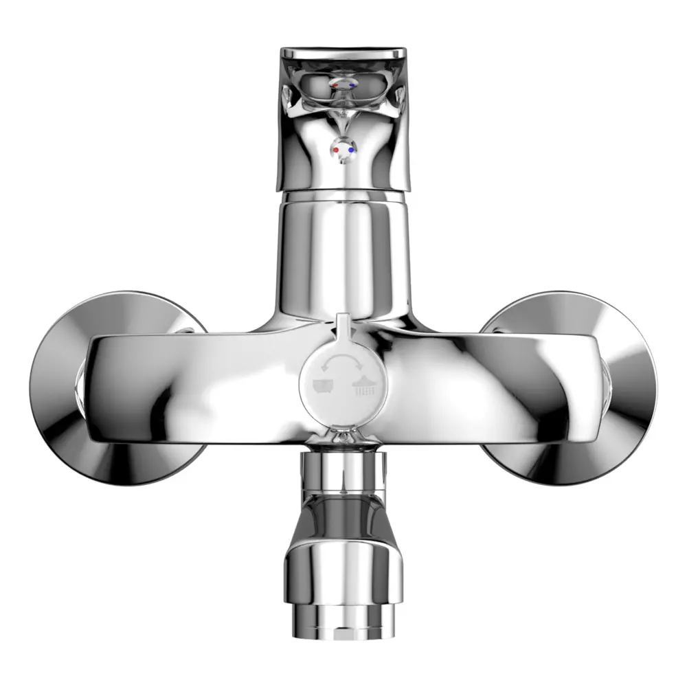 Фото 3 Смеситель для ванны Vanhausen VN19.505.000 однорычажный с душевой лейкой цвет хром