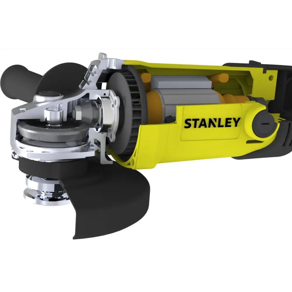 Фото 3 Угловая шлифовальная машина Stanley SGM146-RU, 1400 Вт, 150 мм Фото 3 Угловая шлифовальная машина Stanley SGM146-RU, 1400 Вт, 150 мм