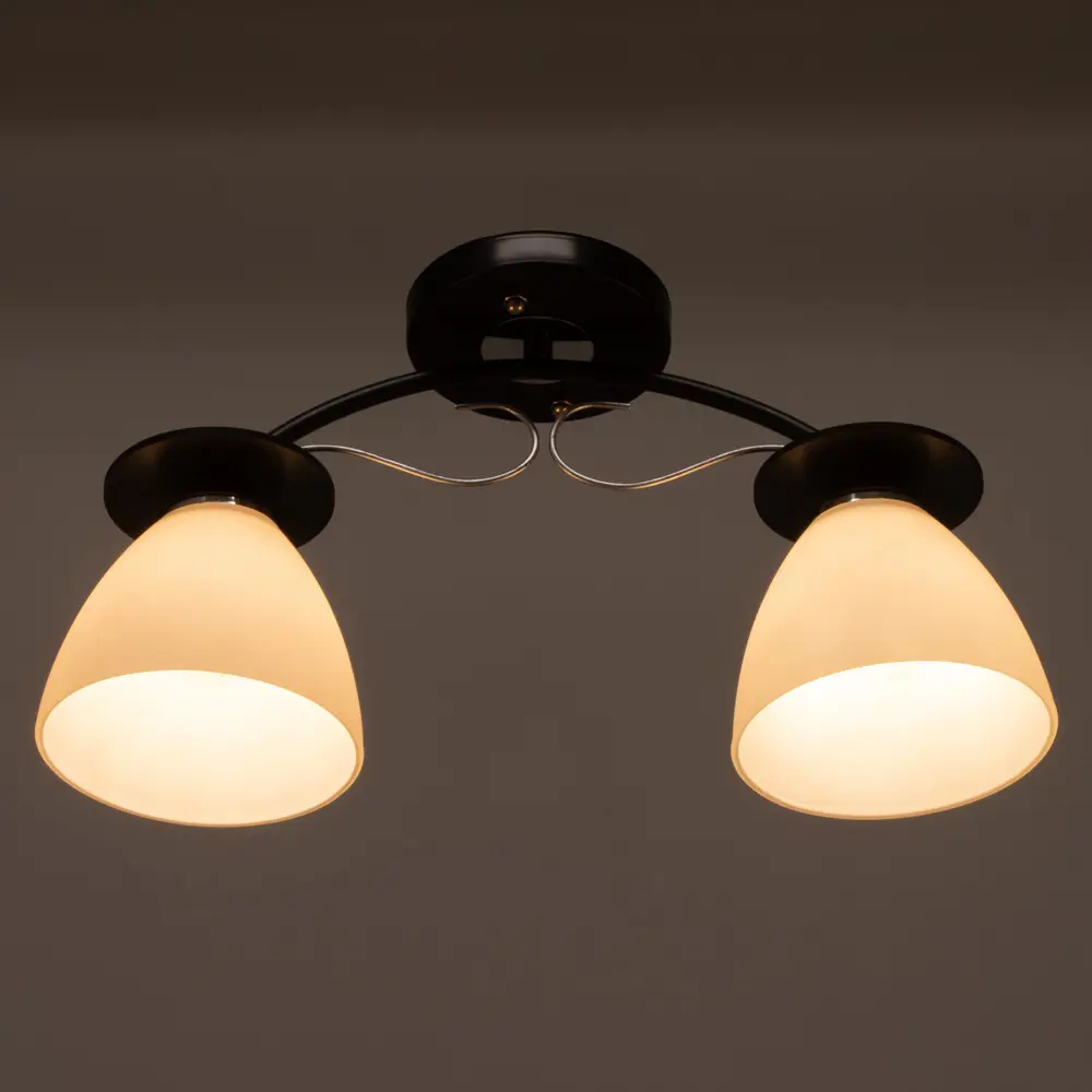 Фото 3 Светильник потолочный BAYERLUX 761TT-1583 1997 2 лампы 6 м² цвет хром Фото 3 Светильник потолочный BAYERLUX 761TT-1583 1997 2 лампы 6 м² цвет хром