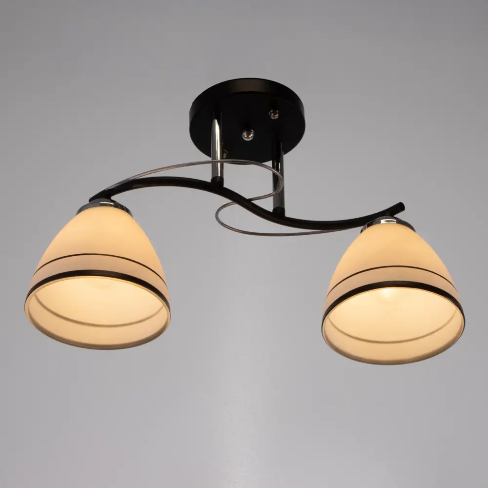 Фото 2 Светильник потолочный BAYERLUX F761TT-426 2026 2 лампы 6 м² цвет хром Фото 2 Светильник потолочный BAYERLUX F761TT-426 2026 2 лампы 6 м² цвет хром