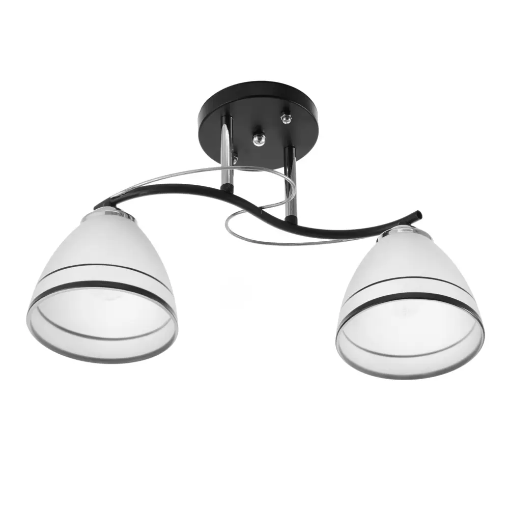 Фото Светильник потолочный BAYERLUX F761TT-426 2026 2 лампы 6 м² цвет хром Фото Светильник потолочный BAYERLUX F761TT-426 2026 2 лампы 6 м² цвет хром