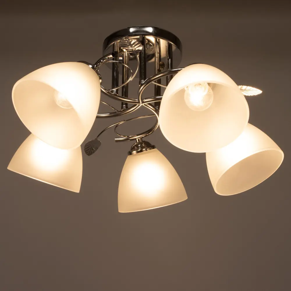 Фото 3 Светильник потолочный BAYERLUX 761TT-1641 2024 5 ламп 15 м² цвет хром Фото 3 Светильник потолочный BAYERLUX 761TT-1641 2024 5 ламп 15 м² цвет хром