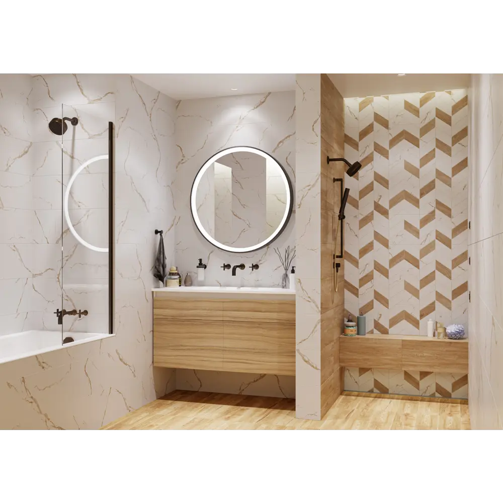 Фото 12 Керамическая плитка Global tile Marmaris gt GT127VG 25x50см 1.375 м2 цвет белый, цена за упаковку Фото 12 Керамическая плитка Global tile Marmaris gt GT127VG 25x50см 1.375 м2 цвет белый, цена за упаковку