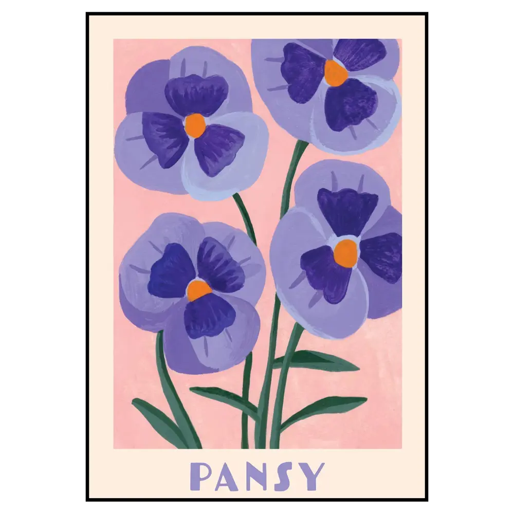 Фото 2 Постер 28 картин "Цветы анютины глазки" 70x50 см Фото 2 Постер 28 картин "Цветы анютины глазки" 70x50 см