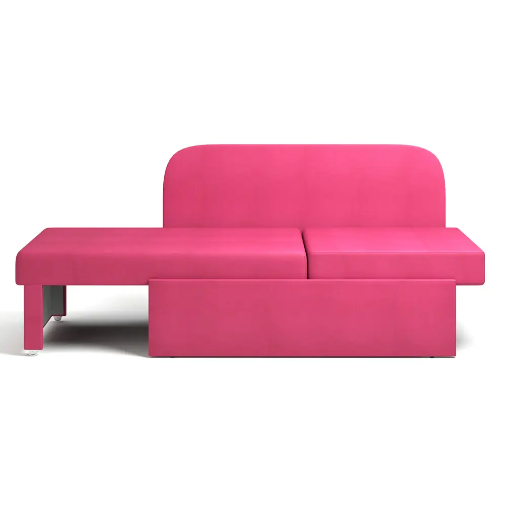 Фото 5 Диван Beneli Кларис 131x77x77 см микровелюр цвет розовый