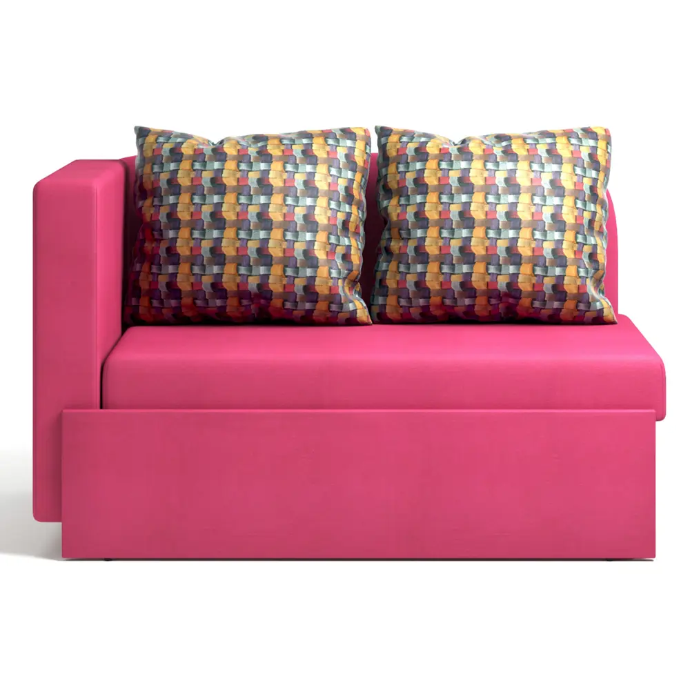 Фото 3 Диван Beneli Кларис 131x77x77 см микровелюр цвет розовый