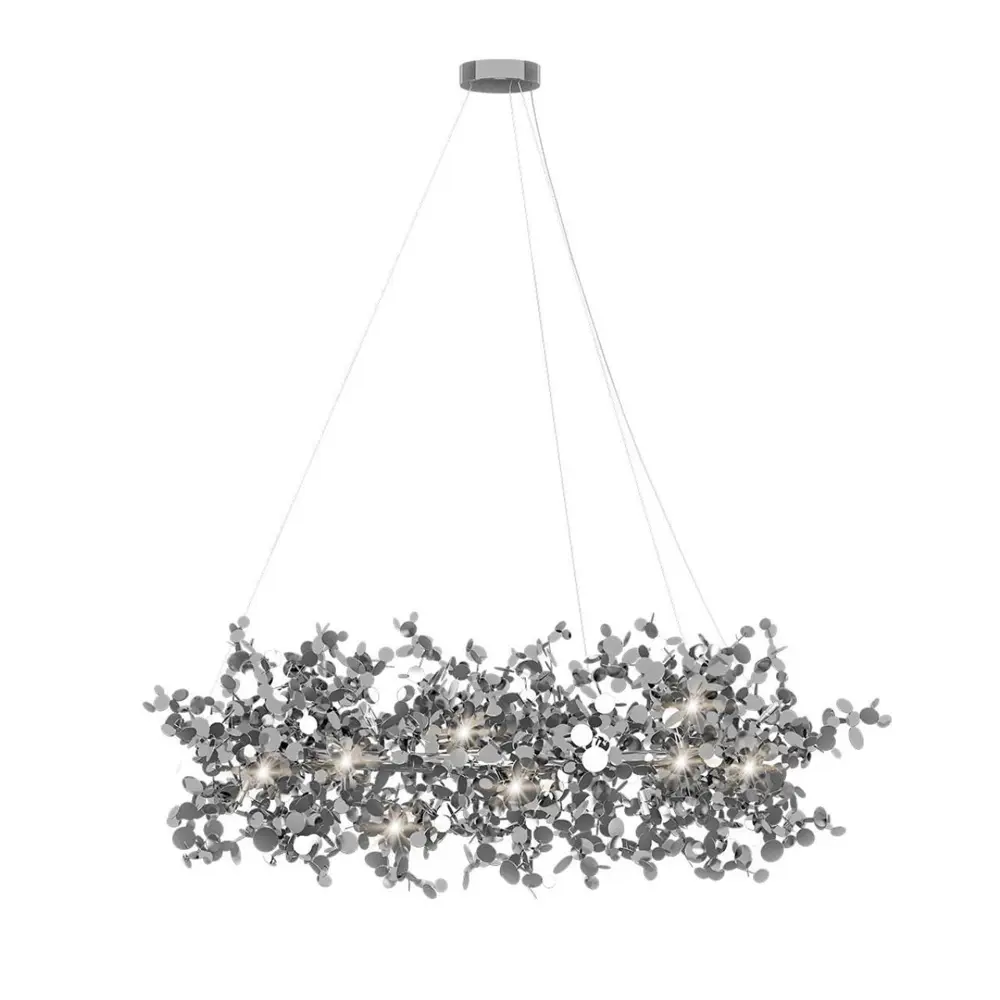 Фото Светильник подвесной LOFT IT 10101/600 Chrome Spark 8 ламп 19 м² цвет хром Фото Светильник подвесной LOFT IT 10101/600 Chrome Spark 8 ламп 19 м² цвет хром