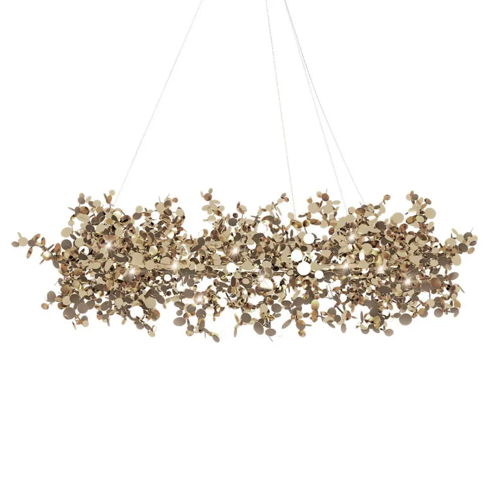 Фото 3 Светильник подвесной LOFT IT 10101/800 Gold Spark 12 ламп 30 м² цвет золотой