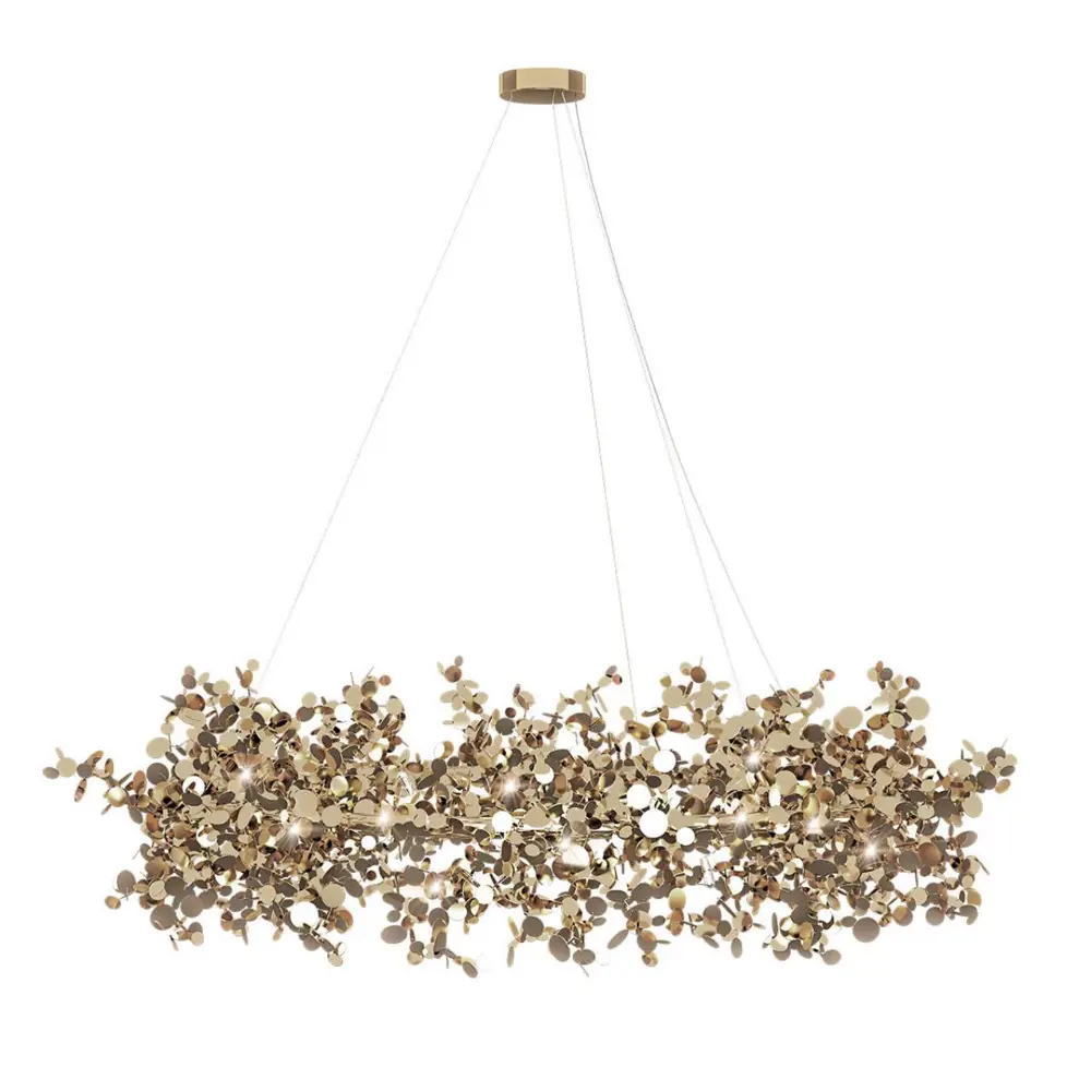 Фото Светильник подвесной LOFT IT 10101/800 Gold Spark 12 ламп 30 м² цвет золотой
