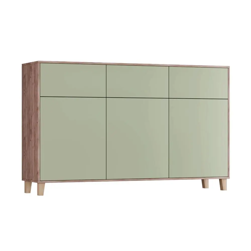 Фото 3 Комод Adeta Фирст экет 3 ящика 170x42x105 см ЛДСП цвет зеленый Фото 3 Комод Adeta Фирст экет 3 ящика 170x42x105 см ЛДСП цвет зеленый