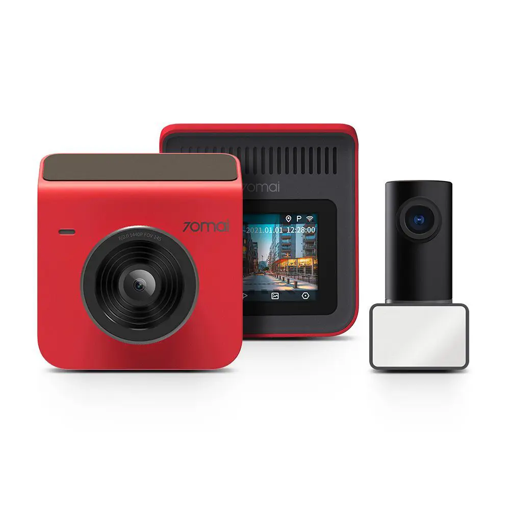 Фото 2 Видеорегистратор 70mai Dash Cam A400 + Rear Cam Set Red Фото 2 Видеорегистратор 70mai Dash Cam A400 + Rear Cam Set Red