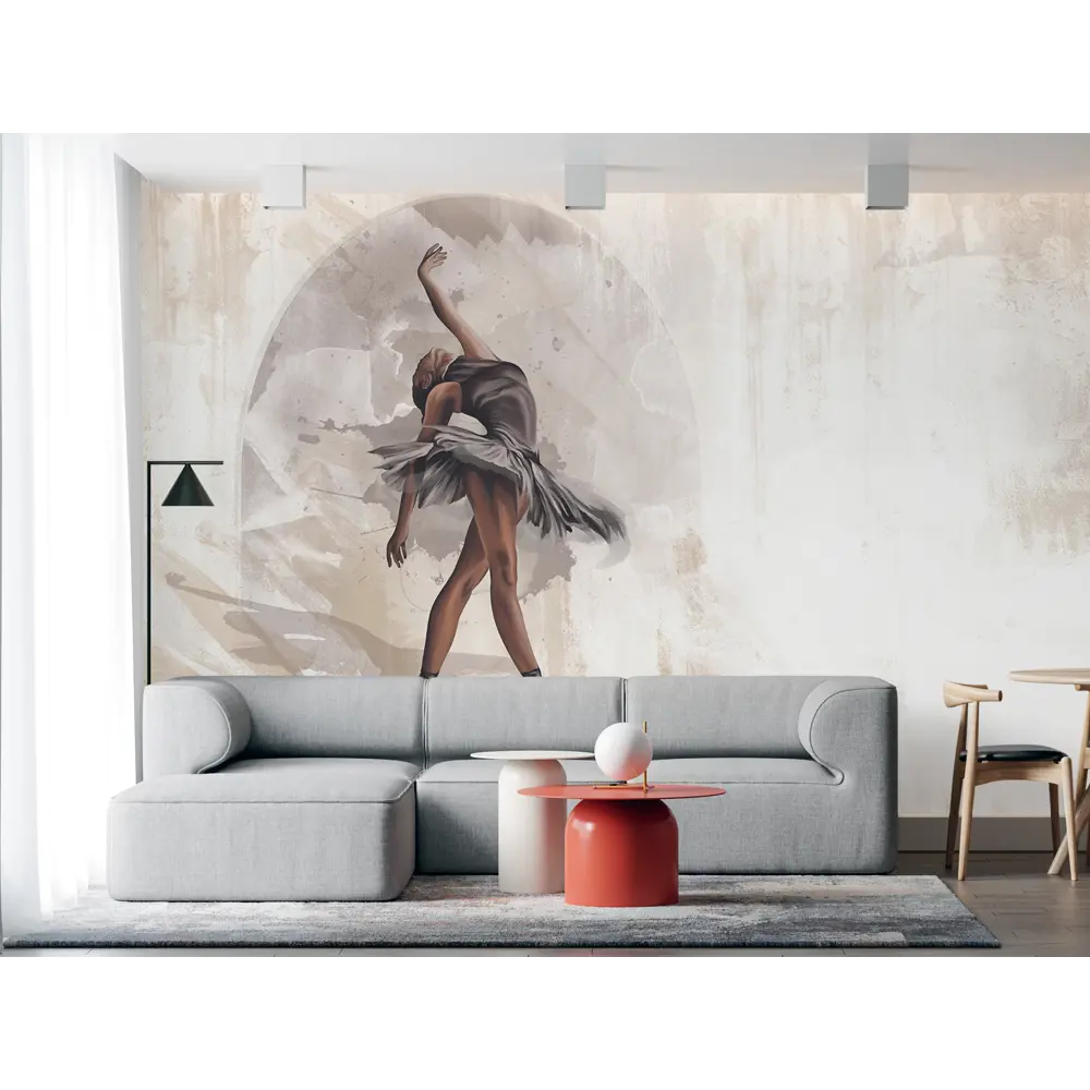 Фото 2 Фотообои флизелиновые Luxury walls 400x270 см Балерина AM22904 Фото 2 Фотообои флизелиновые Luxury walls 400x270 см Балерина AM22904