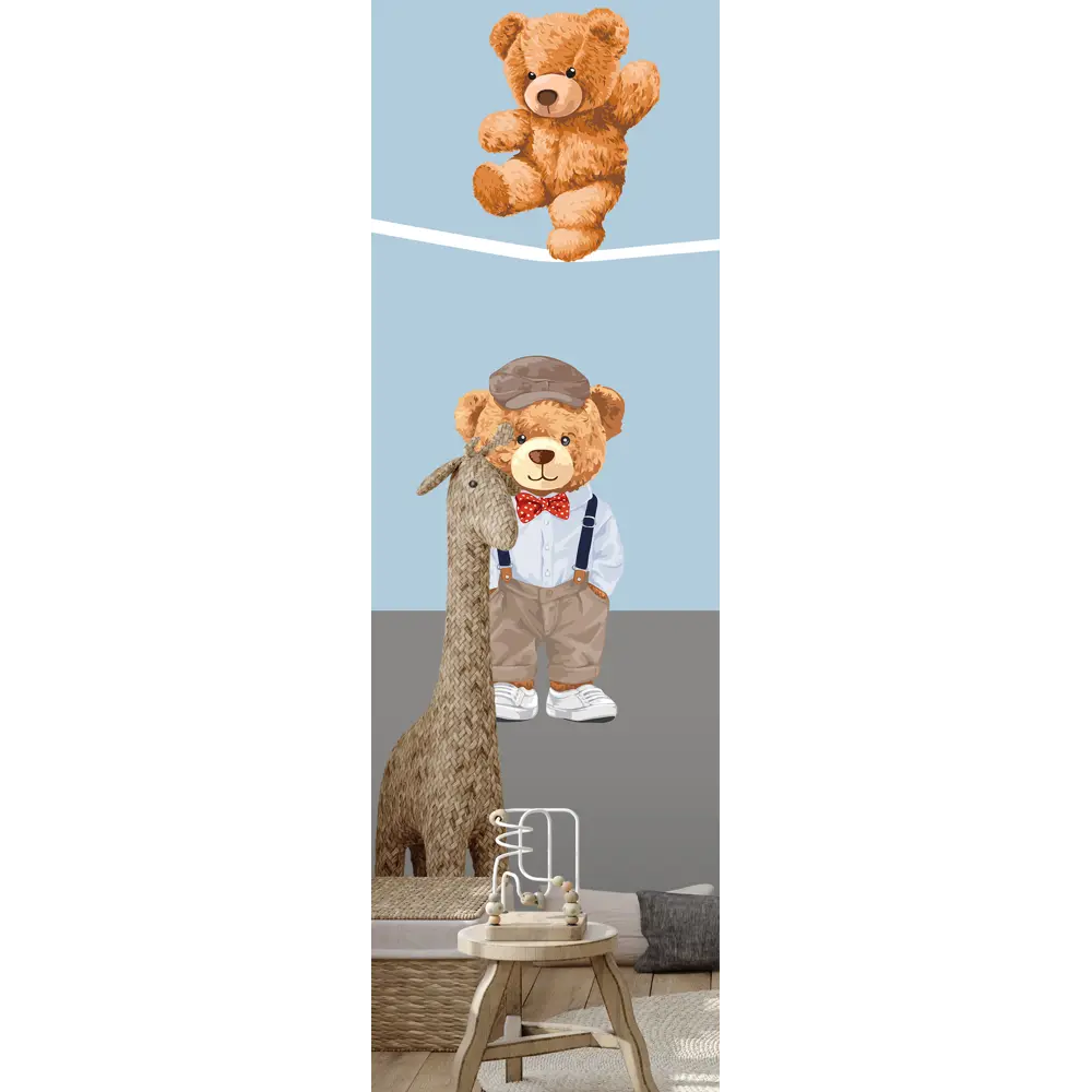 Фото 3 Фотообои флизелиновые Luxury walls 100x270 см Животные мишки AM24801B Фото 3 Фотообои флизелиновые Luxury walls 100x270 см Животные мишки AM24801B